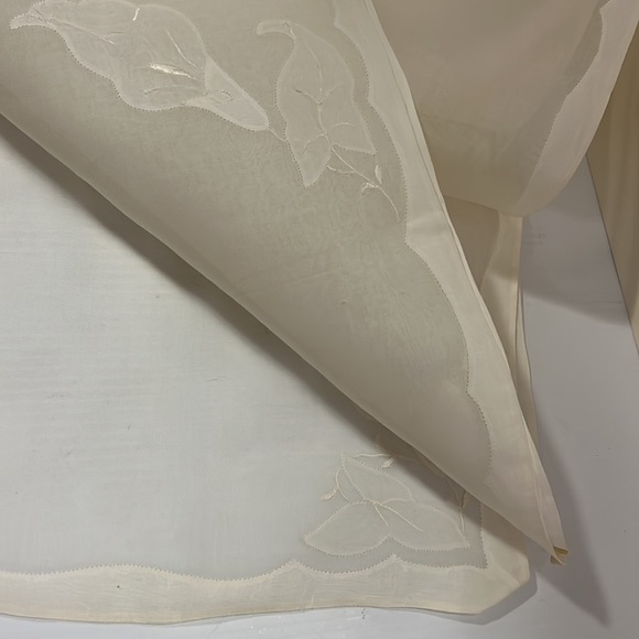 Set of 8 Vintage Silk and Cotton Table Mat embroidered - Picture 16 of 17